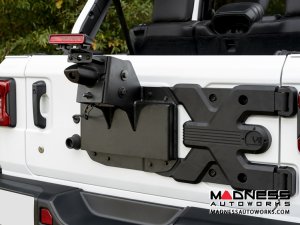 Jeep Wrangler JL Spartacus HD Tire Carrier w/ Wheel Mount Jeep Wrangler JL Spartacus HD Tire Carrier w/ Wheel Mount